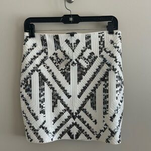 White and silver Small skirt size small from Express